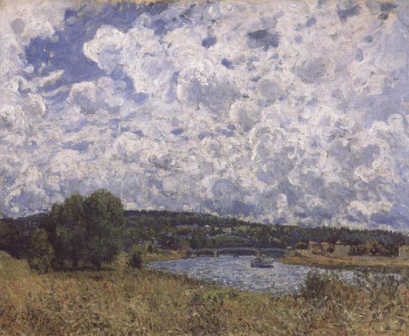 Alfred Sisley The Seine at Suresnes Sweden oil painting art
